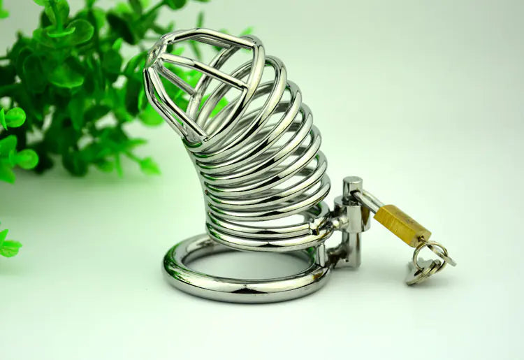 Men's Chastity Device with Rotating Lock