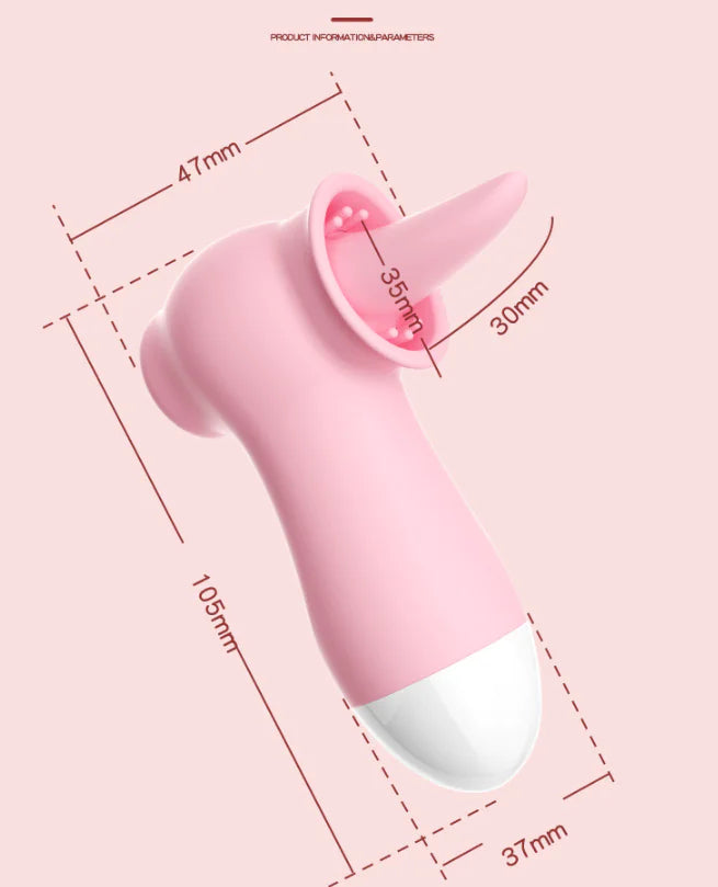 Rechargeable Vibrating Tongue Clitoral Stimulator