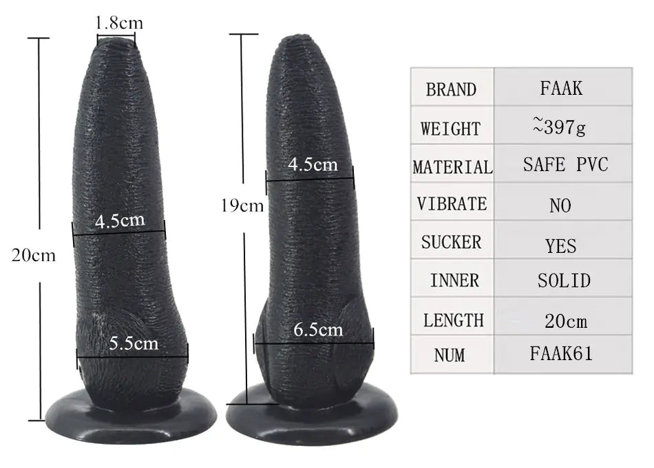 Realistic G-Spot Adult Toy with Suction Base